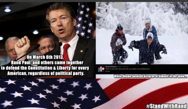 Twitter Response To Rand Paul Filibuster -Stand With&nbsp;Rand