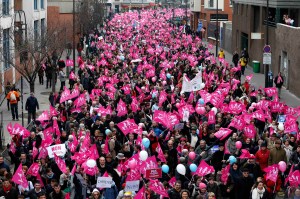 Thousands of demonstrators march in Paris, to protest France's planned legalization of same-sex marriage