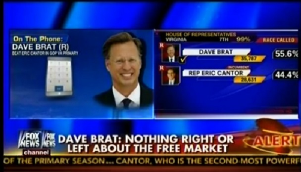Dave Brat Interviewed By Sean Hannity After Crushing Eric Cantor