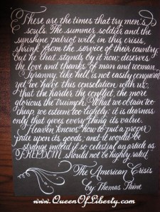 The American Crisis qol