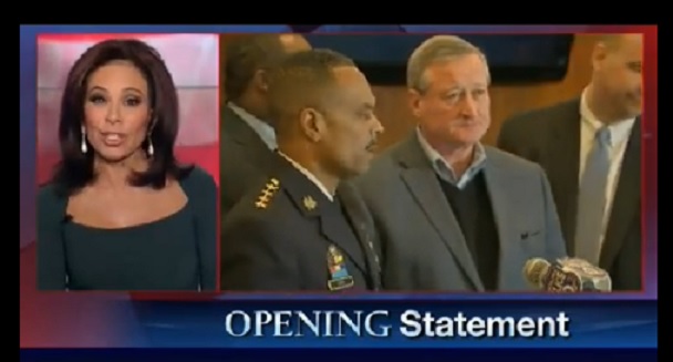 Judge Jeanine Pirro slammed the mayor of Philadelphia for being&nbsp;PC