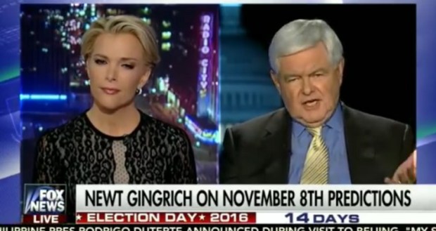 Drag Down Fight between Newt Gingrich and Megyn Kelly on Fox&nbsp;News